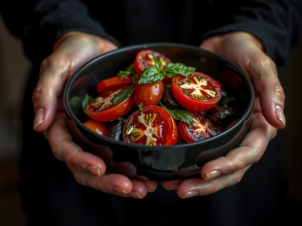 Achtsames Essen Szene