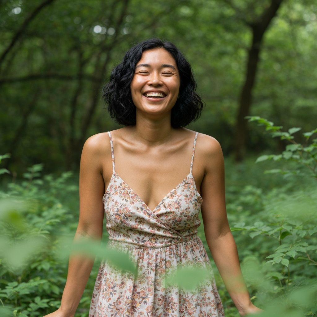 Zdravá žena v přírodě